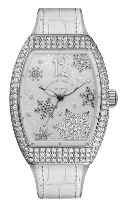 Review 2022 Franck Muller Vanguard Snowflake Replica Watch V 32 SC AT FO SNOWFLAKE D IND CD (BC) - AC